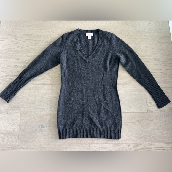 100% cashmere Malika Sweater in Gray Size M - Picture 1 of 5